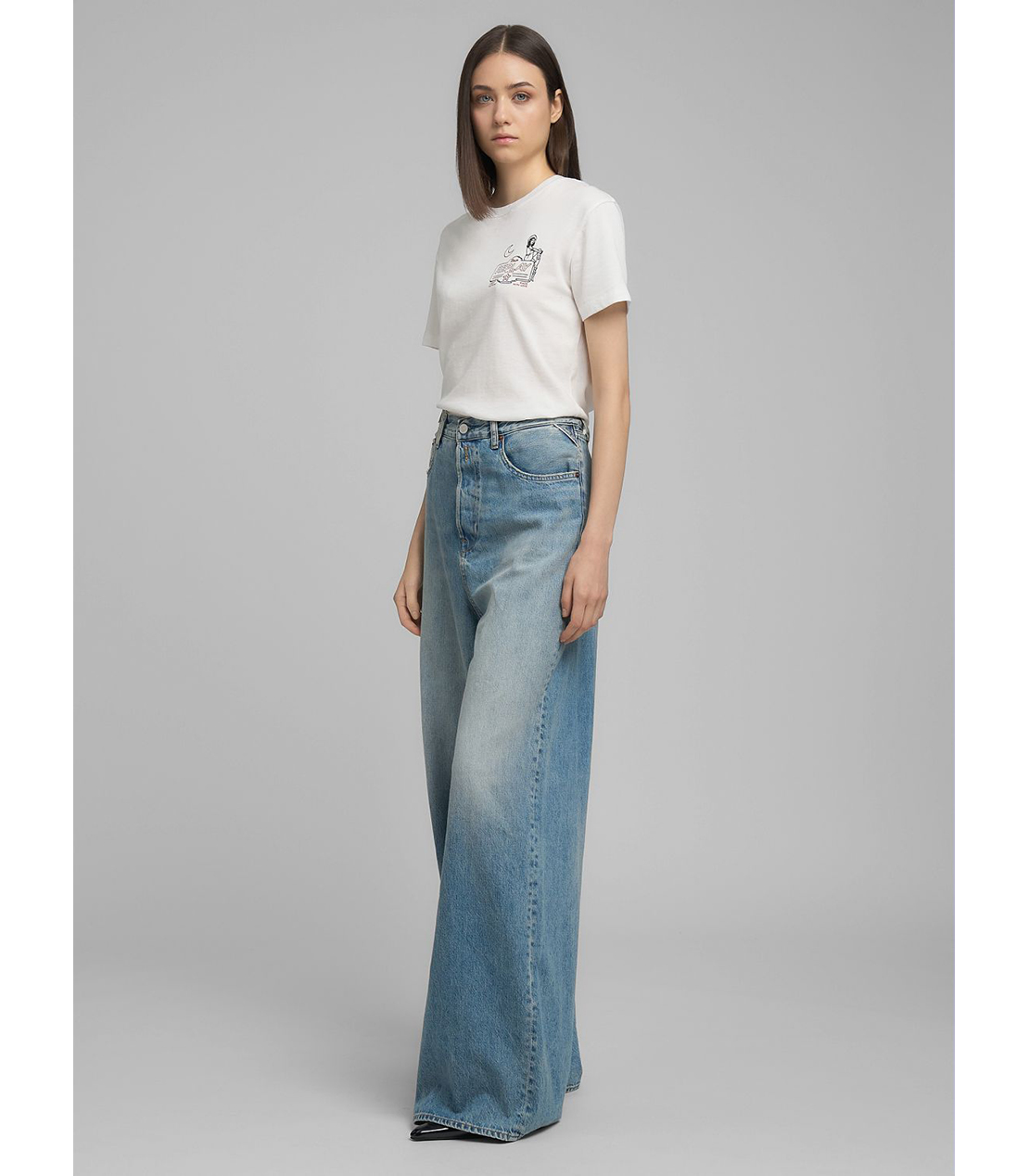 バギーフィットMARGOTTリサイクルインディゴデニム 詳細画像 ライトブルー 4